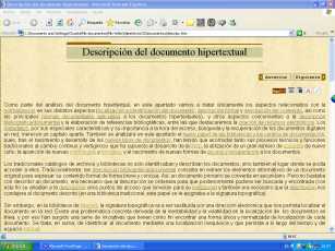 descripción documento hipertextual