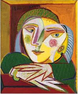 Mujer en la ventana de Picasso