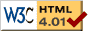 Icono del Validador HTML4.01