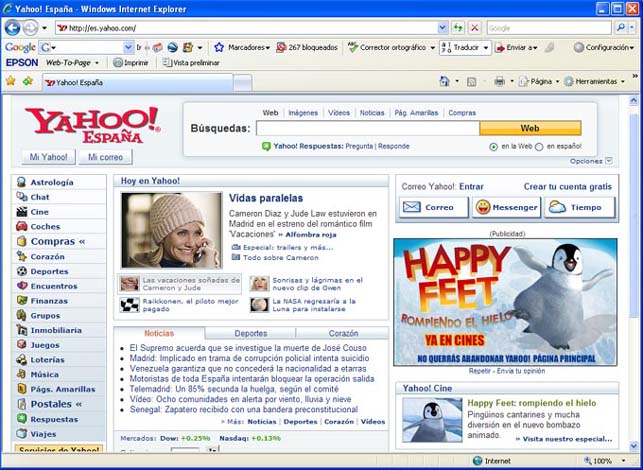 Portal Yahoo España
